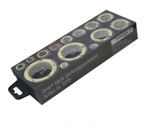 Multi-Dichtungsblock OHA 8515 230 Stück – Beidseitig bestückter Dichtungsblock mit EURO-Loch-Aufhängung